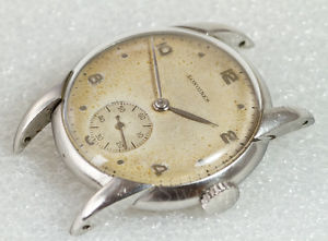raro LONGINES vintage REF.5813 Cal.12.68z from 1948 Estratto archivio Acier inox
