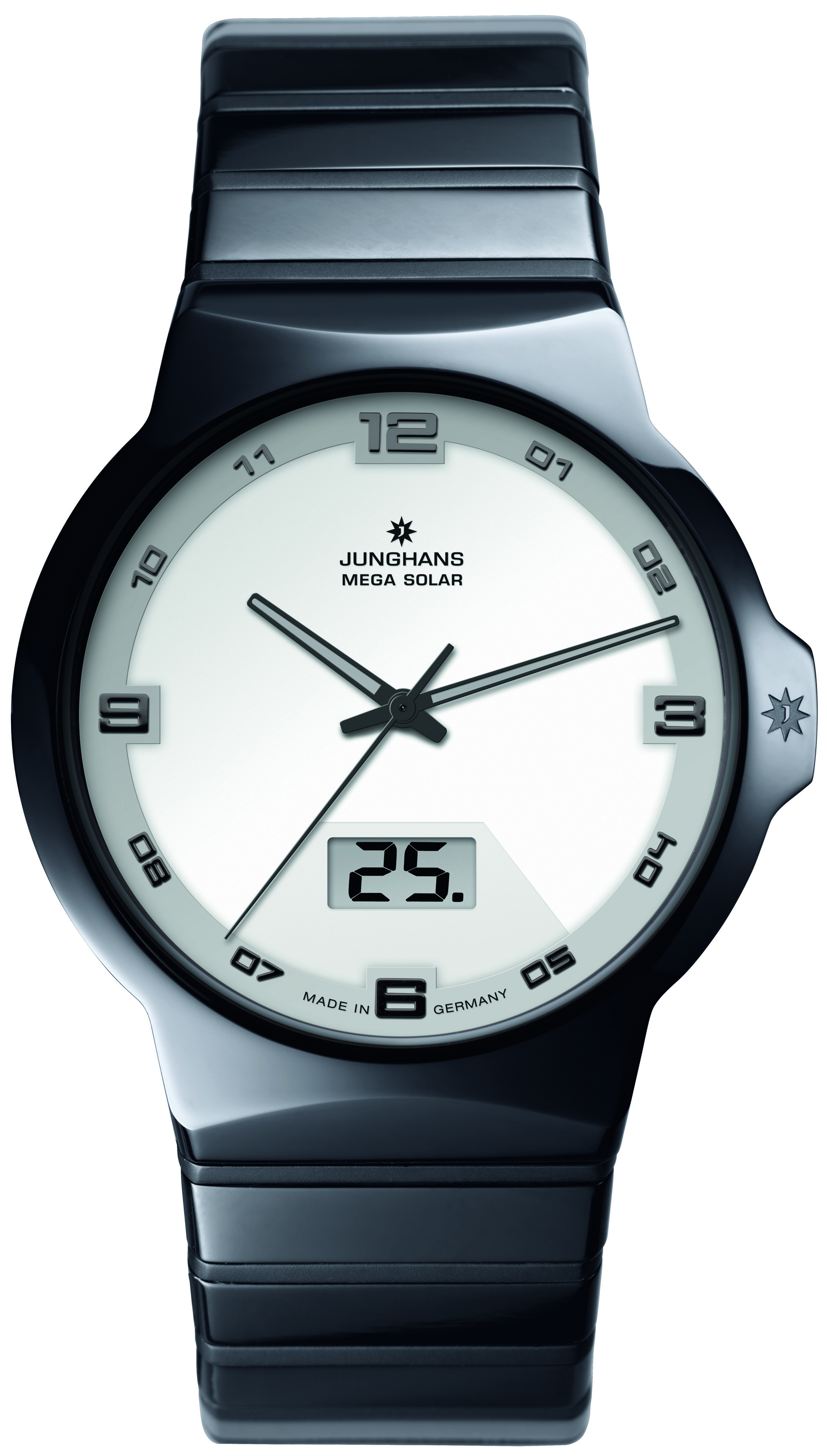Junghans Force Mega Solar Herren Quarz,Funksolar