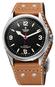 Tudor Heritage Ranger 41mm Steel/Leather Men's Watch 79910