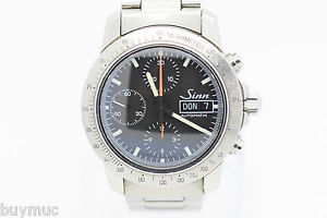 BUYMUC TOP SINN 303.2260 CHRONOGRAPH AUTOMATIK  UHR IN STAHL   40MM