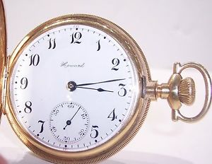 14K SOLID GOLD E HOWARD & CO POCKET WATCH  1850-1930 PRIVATE ESTATE SALE BUY NOW