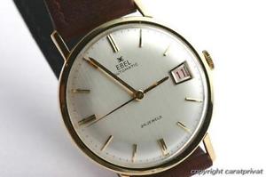 Ebel Automatik Armbanduhr 18 Karat 750 Gold Automatic Sammleruhr -