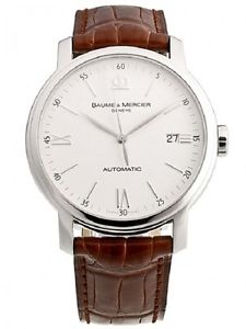 Baume and Mercier Classima Executives Mens Automatic Watch MOA08686 LEATHER BAND