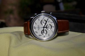 Hermes Arceau TGM Chronograph Automatic Stainless Steel Watch AR4.910 Swiss Made