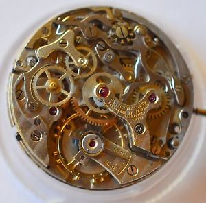Vintage Valjoux 72C Movement . Working