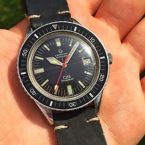 Vintage diver Certina Ds Ph200m 39mm Bakelite Rare Watch No Chronograph Sub '60