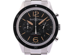 Bell & Ross Vintage BR 126 Sport Heritage Stahl Automatik Chronograph Stahlband