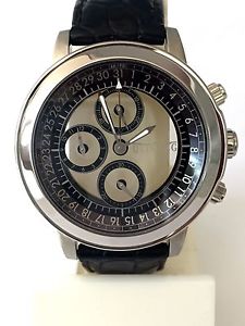 VERY BEAUTIFUL GENTS PRESTIGE QUINTING MYSTERY QSS8 CHRONOGRAPH WATCH