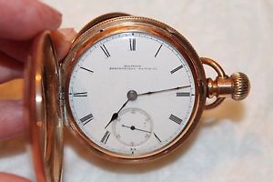 1873 ILLINOIS SPRINGFIELD WATCH CO GOLD FILLED POCKET WATCH NO 30944 BATES MODEL