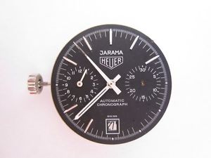 VERY RARE HEUER JARAMA MOVEMENT CHRONOGRAPH CAL 12 - FOR SPARES OR REPAIR