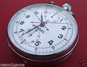 Gousset chronographe rattrapante ★ Split Second ★ 1972 ★ Lemania 1130 ★ minty