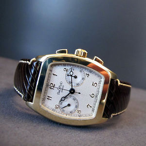 PAUL PICOT FIRSHIRE TONNEAU CHRONOGRAPH GOLD UHR