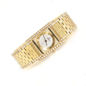 Concord Ladies' Gold Diamond and Mother of Pearl Watch