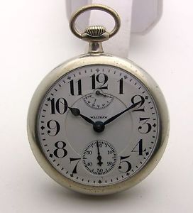 Scarce 18 Size Model 1892 Waltham Vanguard Up Down Wind Indicator Railroad Watch