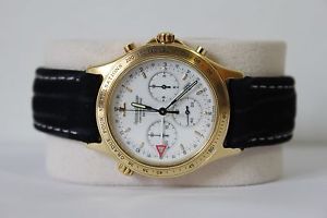 Jaeger LeCoultre Heraion Chronograph Reveil solid gold 18kt ref 116.1.33 box