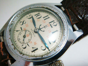 RARE Japanese Seikosha imperial navy watch dual case anchor mark overhauled