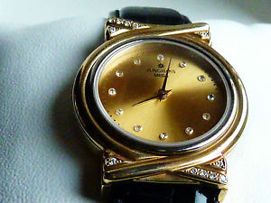 T176  Junghans Gold 585 Erste Damen Funk Armbanduhr der Welt Sammleruhr ungetrag