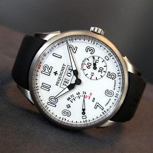 PEQUIGNET ROYALE TITANE DATUM MANUFAKTURWERK REF. 9032713/30 NEU UHR