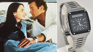 SEIKO H357-5040 JAMES BOND ROGER MOORE RARE!!!! WATCH LCD ANA-DIGI duo