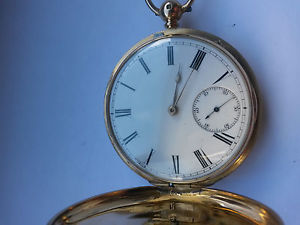 Savonette Taschenuhr 18k