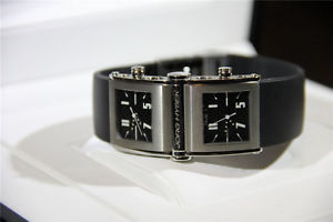 JORG HYSEK - DUAL Time Herren/Men Neu/New 57x27mm  von Sammler