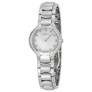 Ebel New Beluga Mini White Dial Stainless Steel Bracelet Ladies Watch 1215870