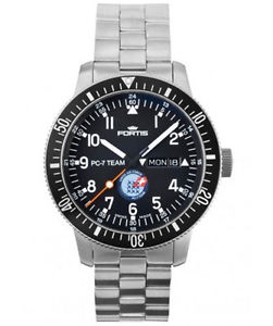 FORTIS PC-7 Team Edition Automatic Day/Date watch S/Steel Bracelet 647.10.91 M