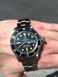 Vintage Rolex Oyster Submariner 1680 Red Scritta Rossa Mark 6 anno 1974