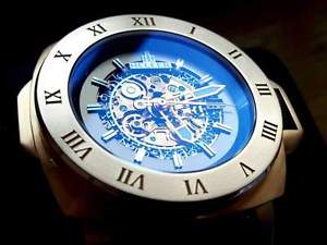 Watch: Helfer Meccano Datum 45mm Gold Plated Skeleton - ONE PIECE ONLY