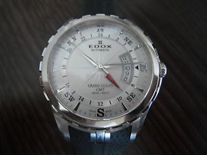 Edox Grand Ocean GMT Schweizer Automatikwerk komplett wie Neu mit Restgarantie
