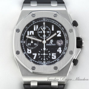 AUDEMARS PIGUET ROYAL OAK OFFSHORE STAHL 26020 ST CHRONOGRAPH AUTOMATIK ap