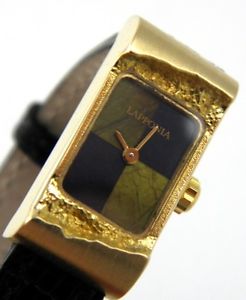 LAPPONIA DAMEN ARMBAND UHR IN 18 KARAT GOLD BY B. WECKSTRÖM
