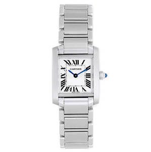 Cartier Cierre Francesa W51008Q3 Acero Inoxidable Cuarzo Para Dama Reloj Pulsera
