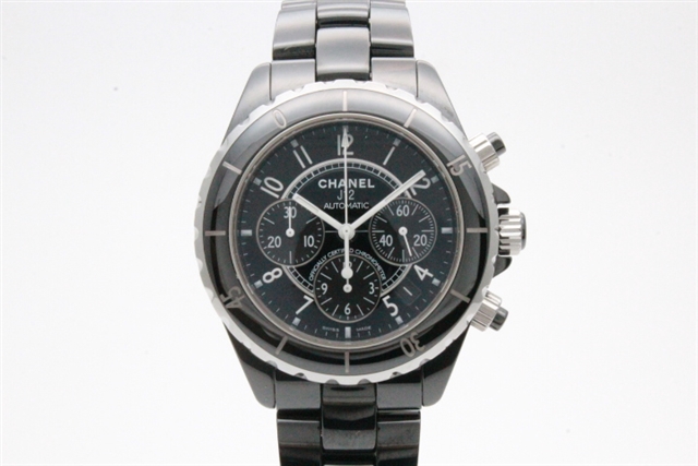 Used[A] Watch CHANEL J12 H0940 automatic black ceramic J2G