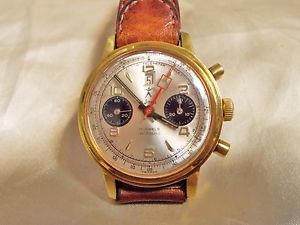VINTAGE PANDA DIAL LE JOUR CHRONOGRAPH 17 JEWELS, TELEMETER, DATE, WATCH