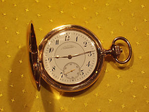 A. Lange & Söhne Glashütte Taschenuhr Gold 0.585