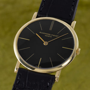 AUDEMARS PIGUET 18K GOLD CLASSIQUES HERRENUHR MEDIUM HANDAUFZUG VP: 18800,- €