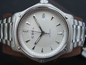 NEUE  EBEL 1911 GENT AUTOMATIK - 39mm STAHL - UVP: 2620,- REF: 1216223 - UNWORN