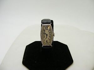 Vintage Paul Ditisheim Solvil 18K White Gold Watch