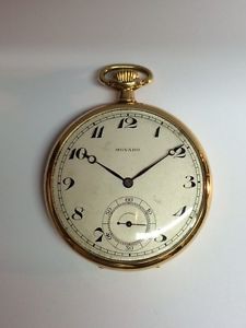 MOVADO reloj de bolsillo pocket watch ORO gold