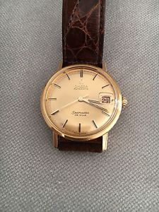 Omega Automatic Seamaster Deville Solid Gold 18k Cal 562,Dial &Buckle Gold18k