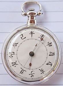 SILVER BOVET FLEURIER FOR CHINESE MARKET - Pocket watch