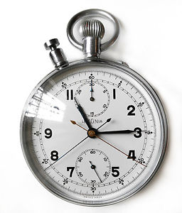 LEMANIA CHRONO DA GARA RATTRAPANTE STOP WATCH SPLIT SECOND CAL. 1130 ANNI '60