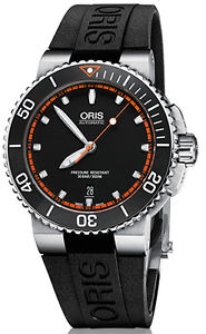 Orologio Watch NEW Oris Aquis Depth Gauge ref. 733 7653 4128-07 4 26 34EB