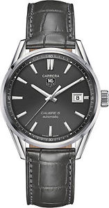 Watch NEW Tag-Heuer Carrera Date 39 mm ref. WAR211BBA0782
