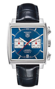 Watch NEW Tag Heuer Monaco Blu CAW2111FC6183