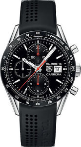 Watch NEW Tag-Heuer Carrera Racing Cronografo Calibro 16 ref.. CV201AK.FT6040
