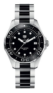 Watch NEW Tag Heuer Acquaracer Lady Acciaio e Ceramica Nera WAY131C.BA0913