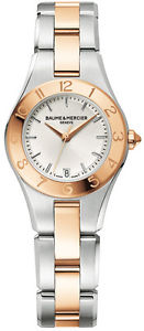 Orologio Watch NEW Baume & Mercier Linea 10015 Bicolore 27mm