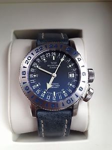 GLYCINE AIRMAN 18 Blue Ref. 3918 Watch Purist 24 h discontinued!